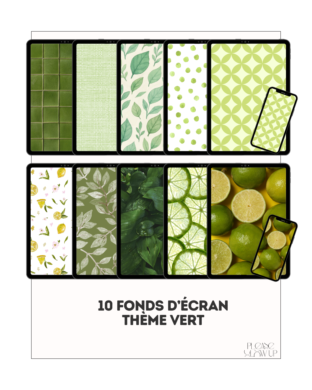 Fonds d'écran thème vert