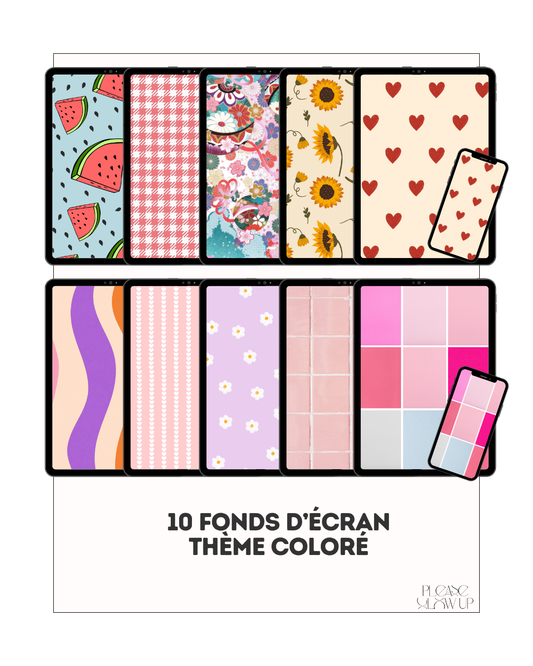 Fonds d'écran thème coloré