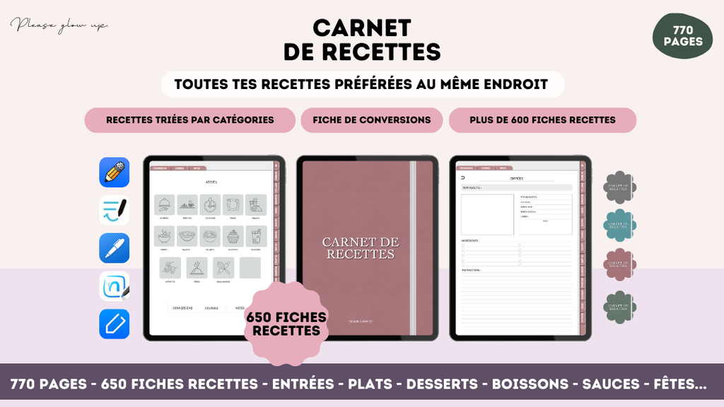 Carnet de recettes