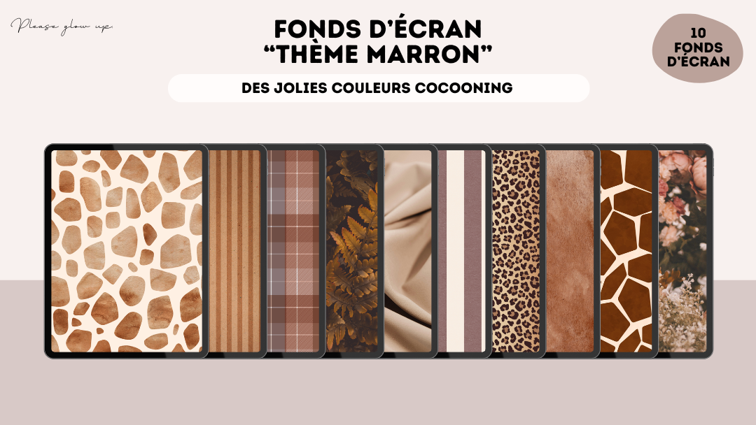 Fonds d'écran thème marron