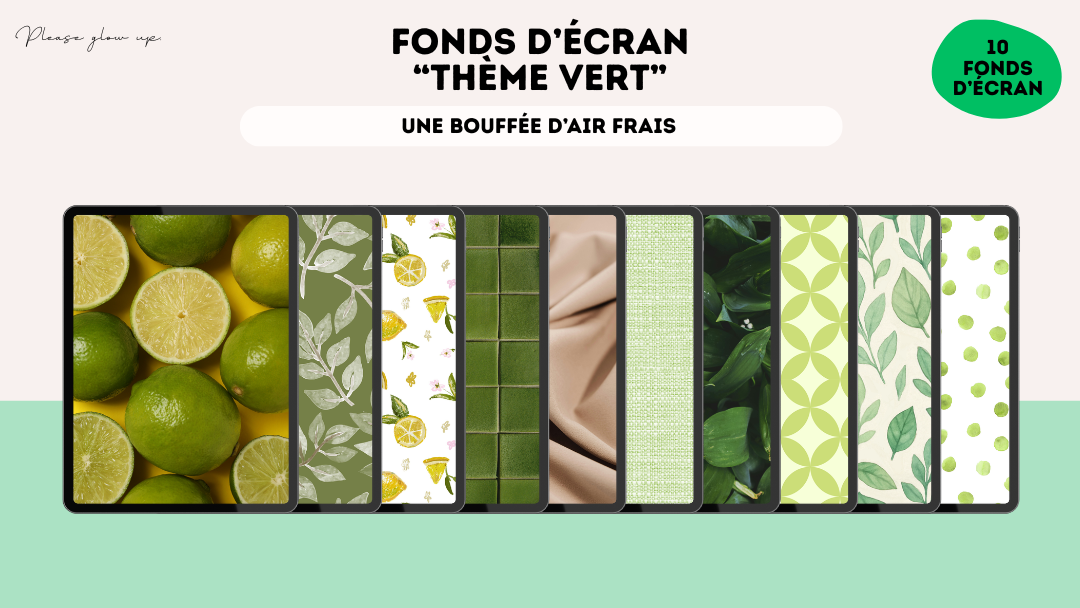 Fonds d'écran thème vert