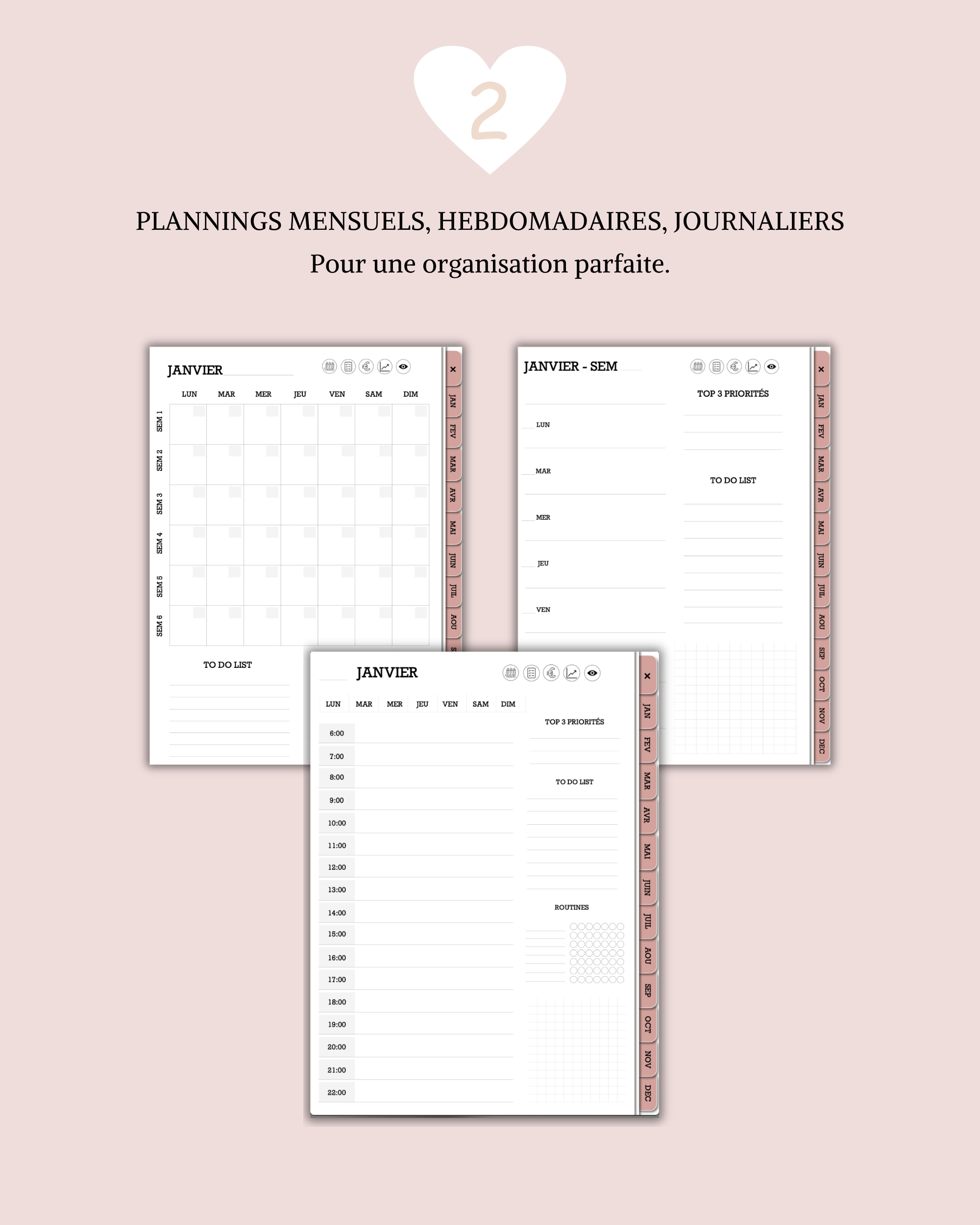 Digital planner non daté