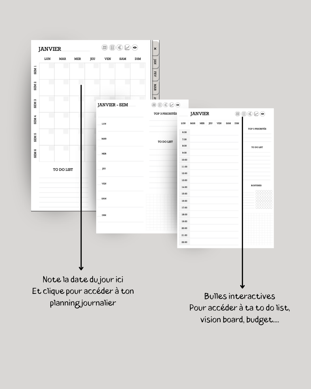 Digital planner non daté