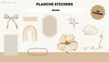 Stickers beiges