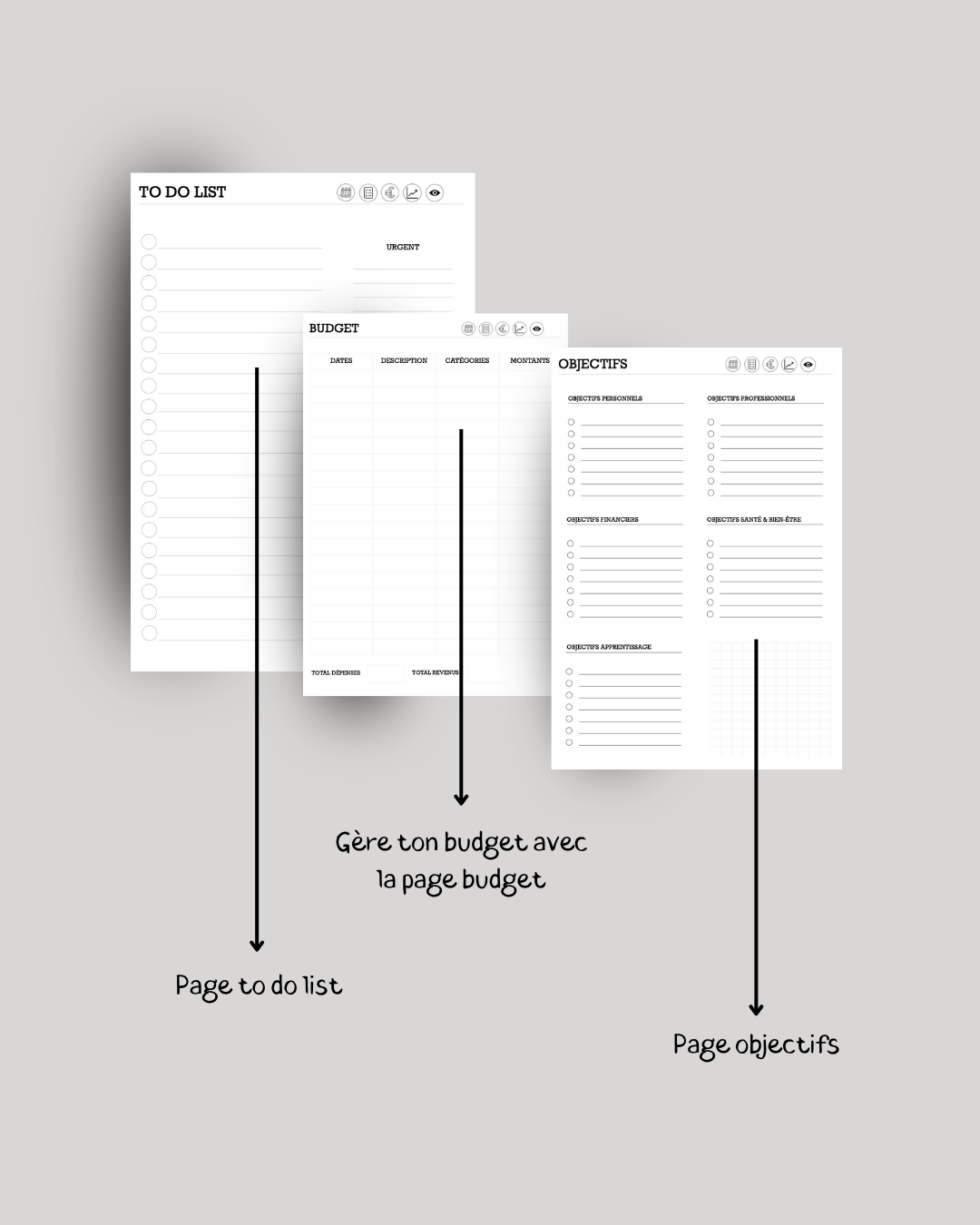 Digital planner non daté