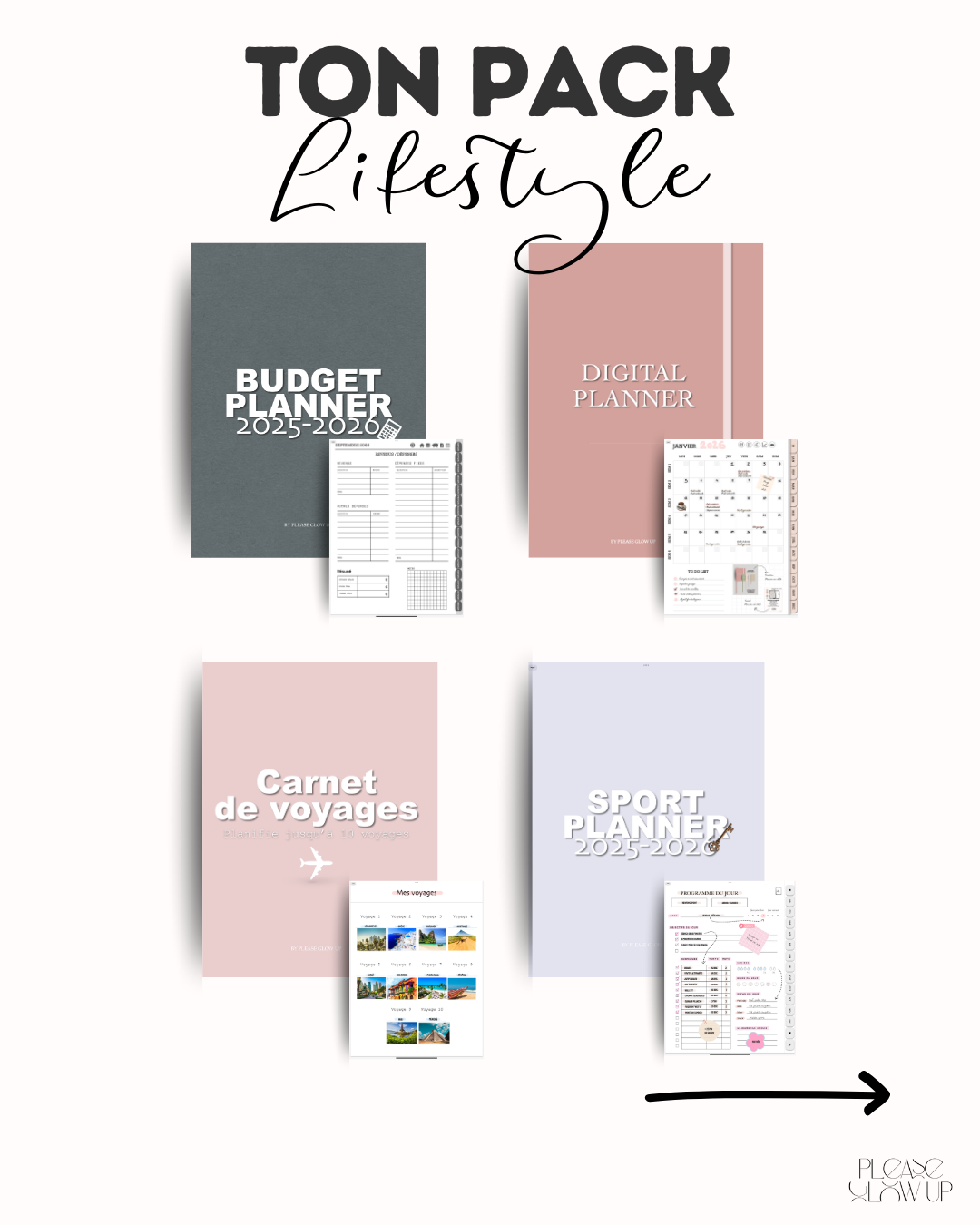 Pack Lifestyle - Organisation complète
