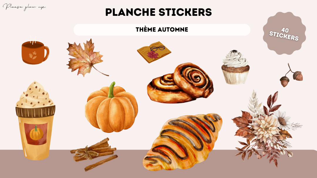 Stickers thème Automne