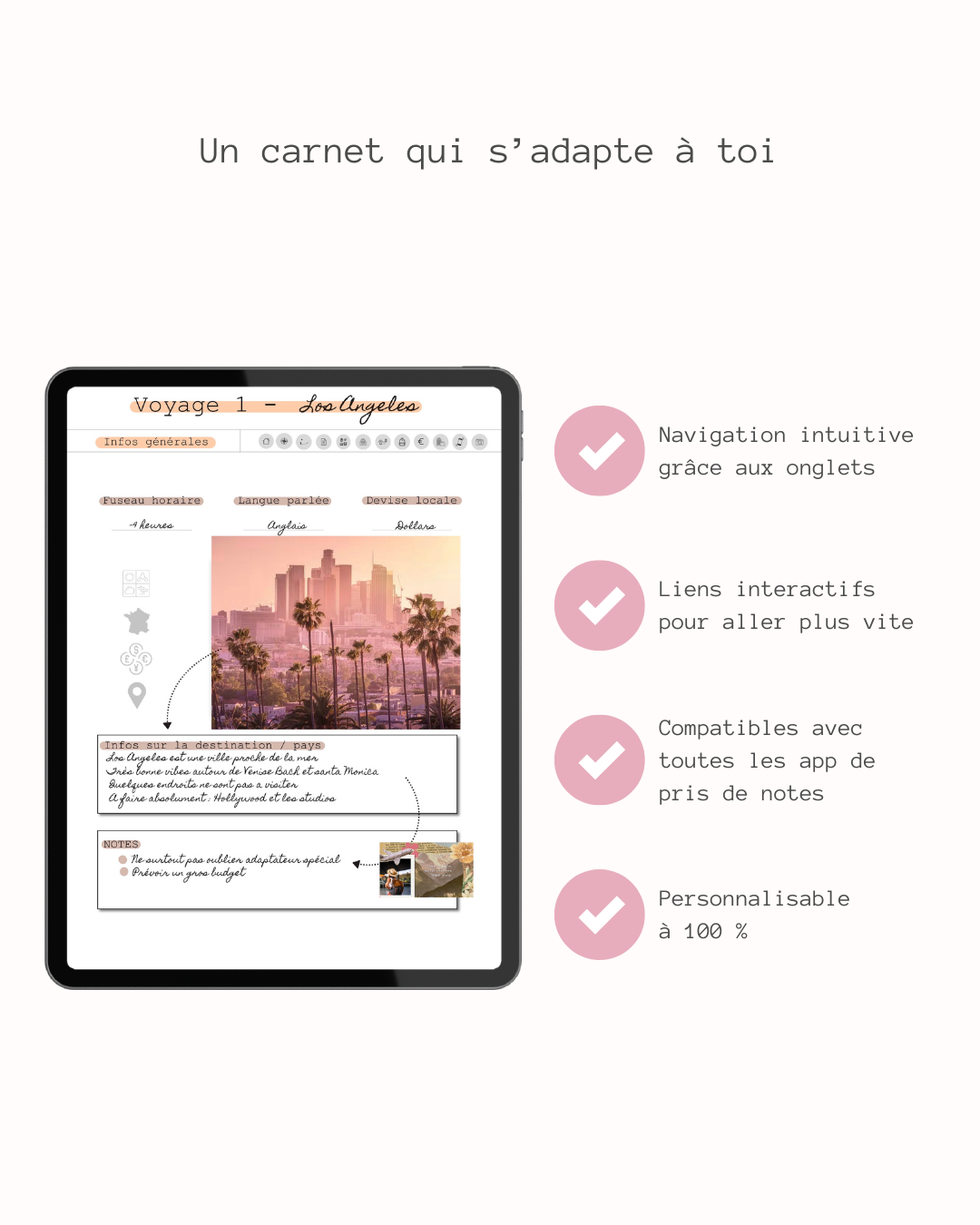 Carnet de voyages