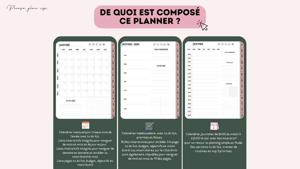Digital planner non daté