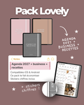 Pack Lovely / Digital planner 2027 + Carnet de recettes + Business planner