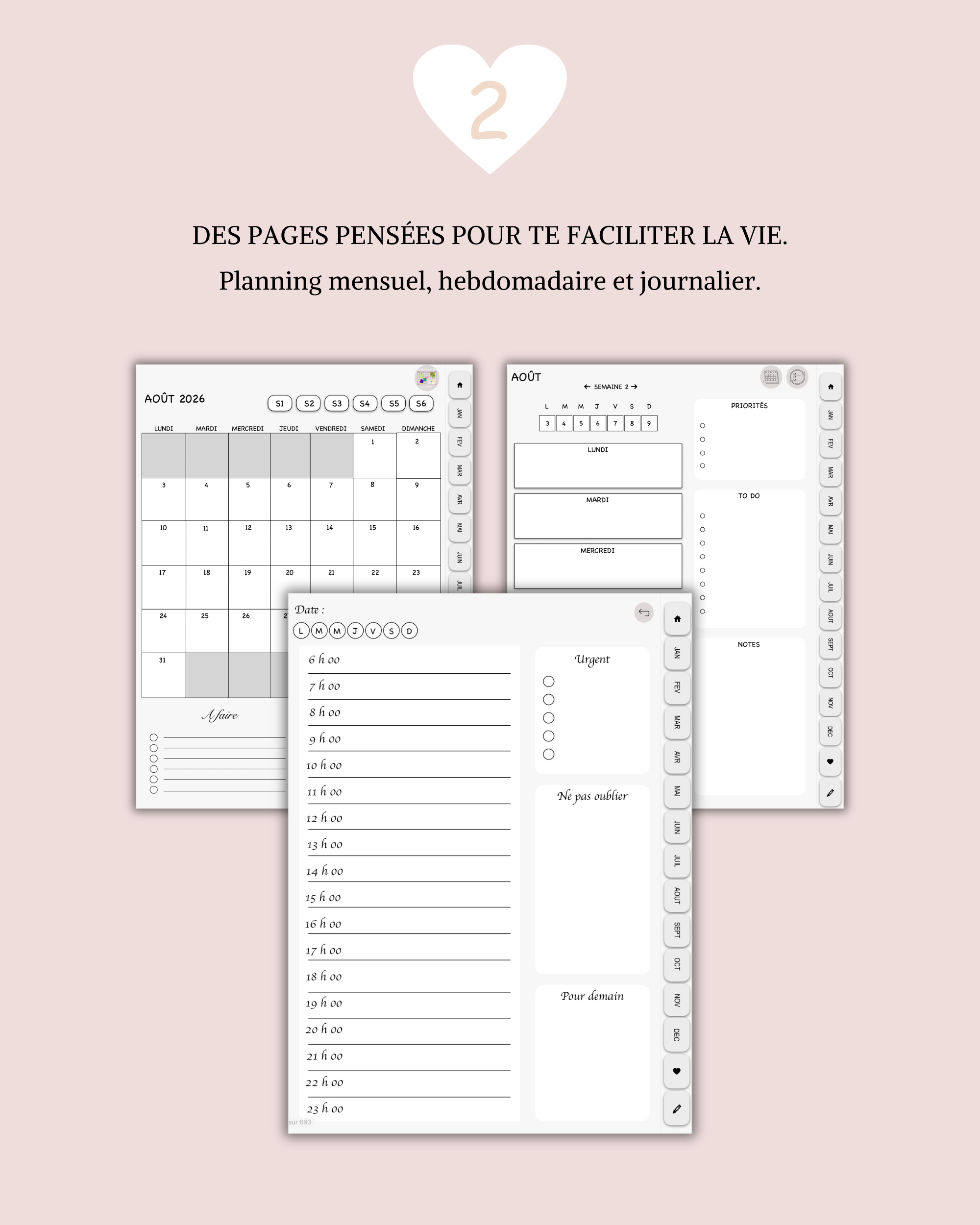 Digital planner 2025 / 2026