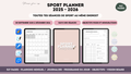 Sport planner 2025 / 2026