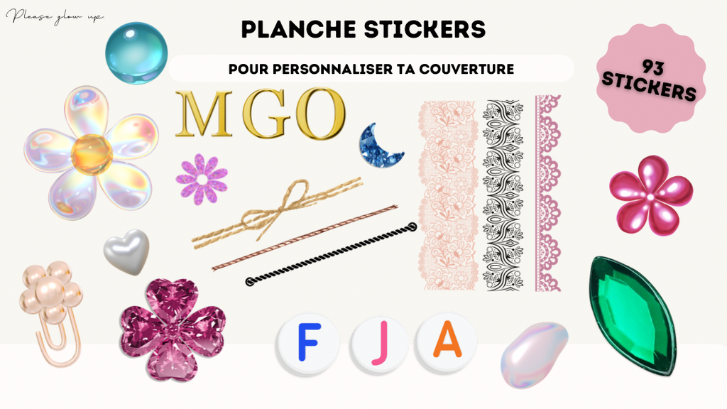 Digital planner non daté (couverture personnalisable)