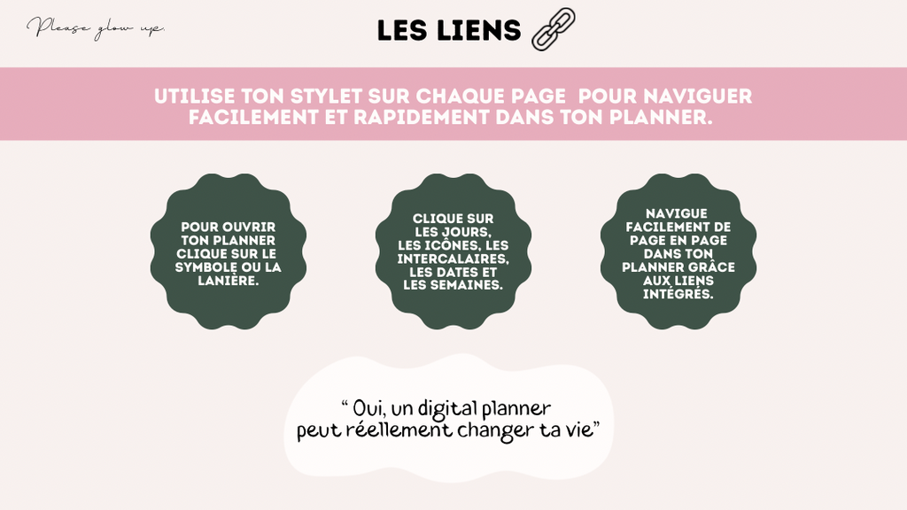 Digital planner non daté (couverture personnalisable)