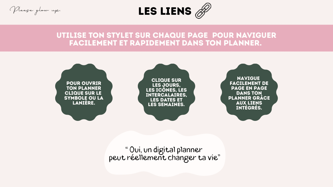 Digital planner non daté (couverture personnalisable)